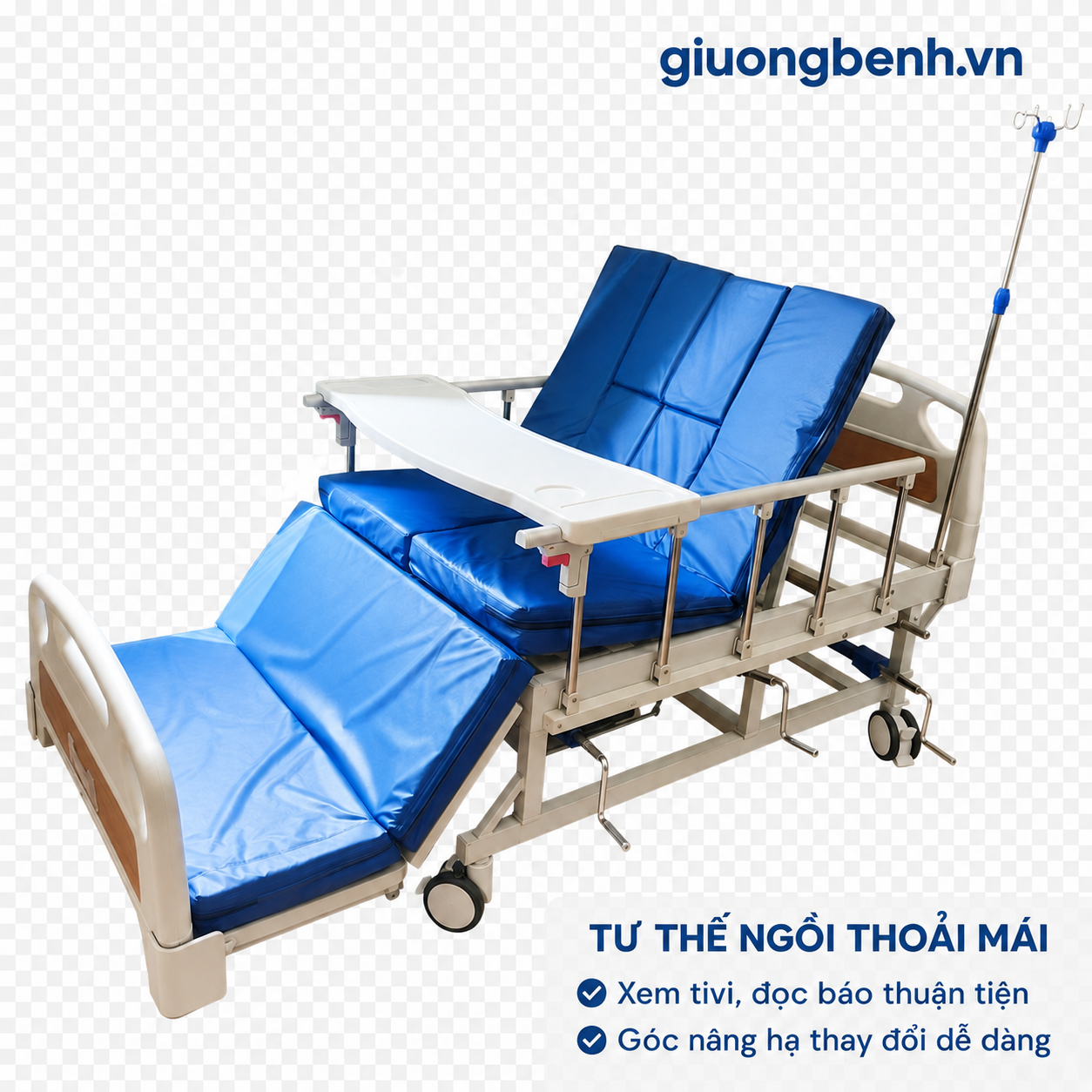 Giường y tế 4 tay quay GBM-092a